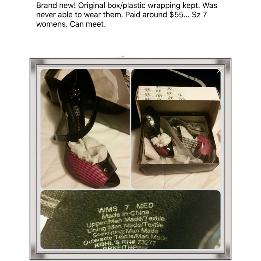 Rock & Republic heels, never got to wear!